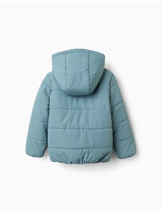 Chaqueta verde capucha Zippy