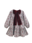 Vestido lazos estampado Newness