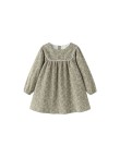 Vestido floral verde Newness