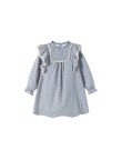 Vestido flores fruncido Newness