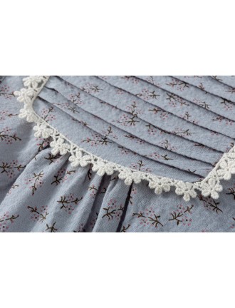 Vestido flores fruncido Newness