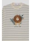 Camiseta rayas león Street Monkey