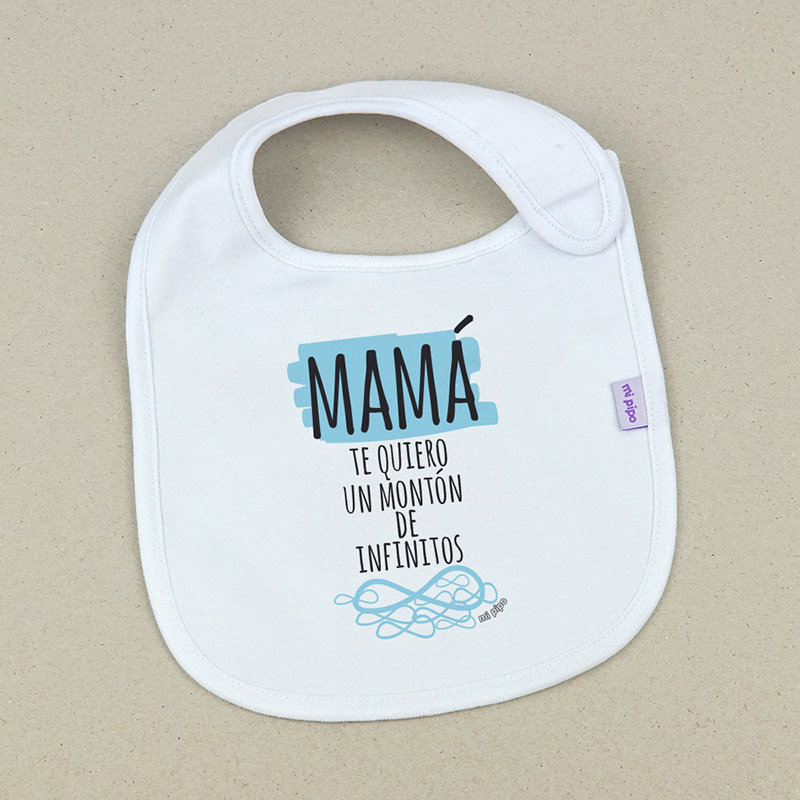 Babero Máma te quiero un montón