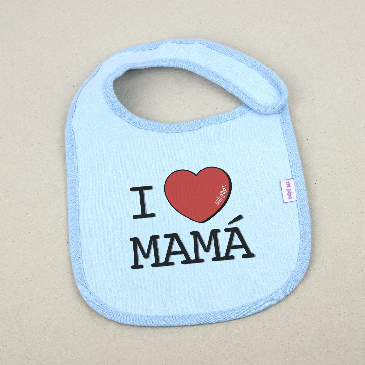 Babero I love mamá