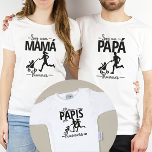 Pack 3 Prendas Mis Papis son runners