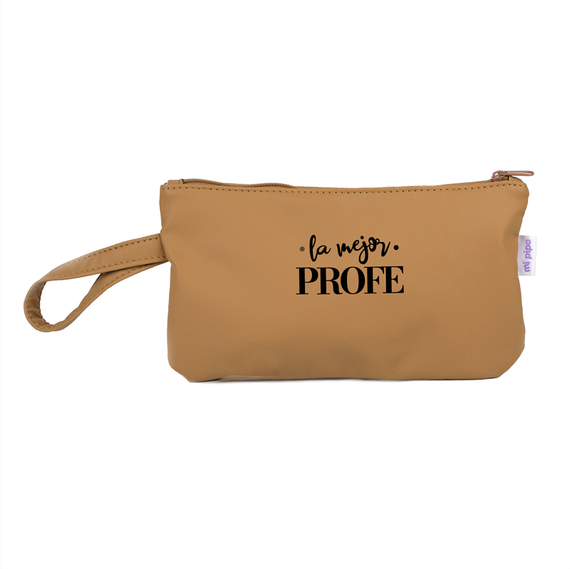 Bolso de Mano Shopper polipiel Profe/Seño + nombre personalizado - Imagen 2