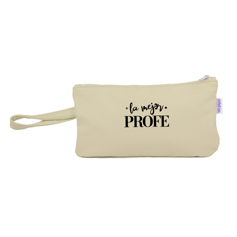Bolso de Mano Shopper polipiel Profe/Seño + nombre personalizado - Imagen 3