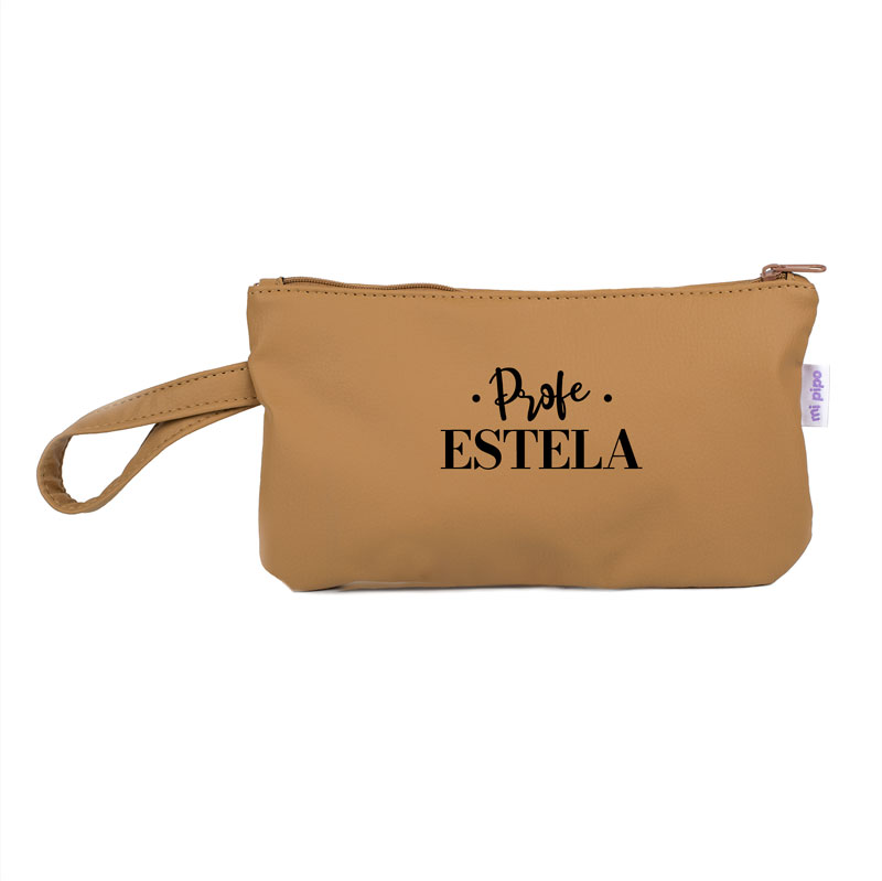 Bolso de Mano Shopper polipiel Profe/Seño + nombre personalizado - Imagen 5