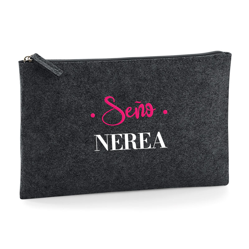 Bolso de Mano Shopper fieltro Antracita El/La mejor + profesión - Imagen 5