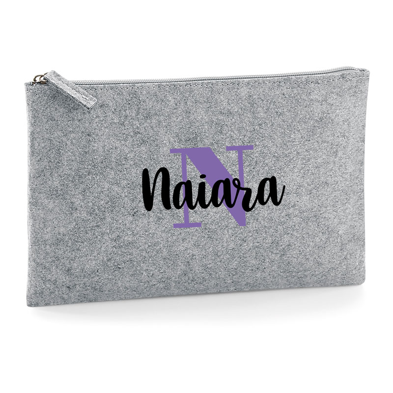 Bolso de Mano Shopper fieltro Antracita El/La mejor + profesión - Imagen 6