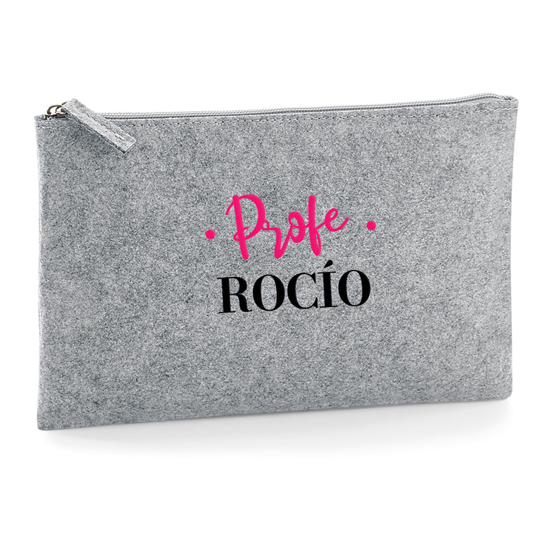 Bolso de Mano Shopper fieltro Antracita El/La mejor + profesión - Imagen 7