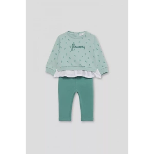 Conjunto bebé niña Flowers Street Monkey