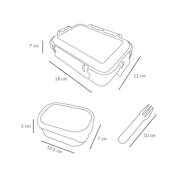 Caja almuerzo Bento City Cars Tutete - Imagen 3