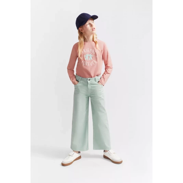 Pantalón niña verde iceberg Street Monkey