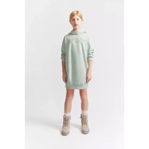 Vestido sudadera niña verde Street Monkey