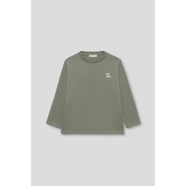 Camiseta niño verde Street Monkey - Imagen 3
