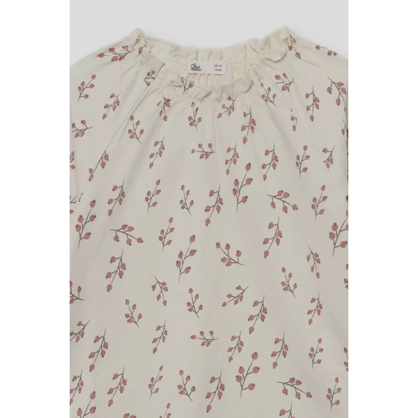 Camiseta niña estampada flores Street Monkey - Imagen 4