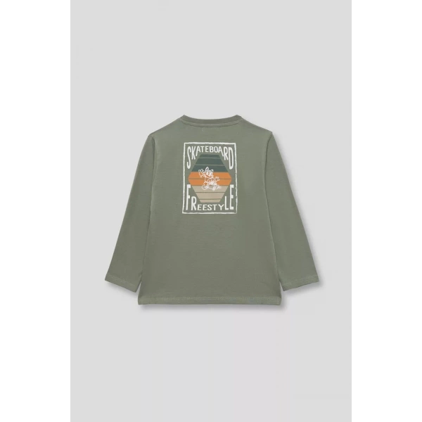 Camiseta niño verde Street Monkey - Imagen 4