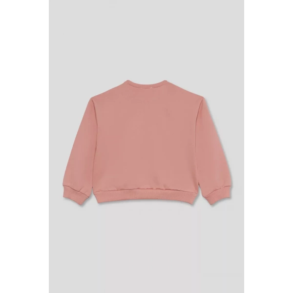 Sudadera niña maquillaje con S flores Street Monkey - Imagen 3