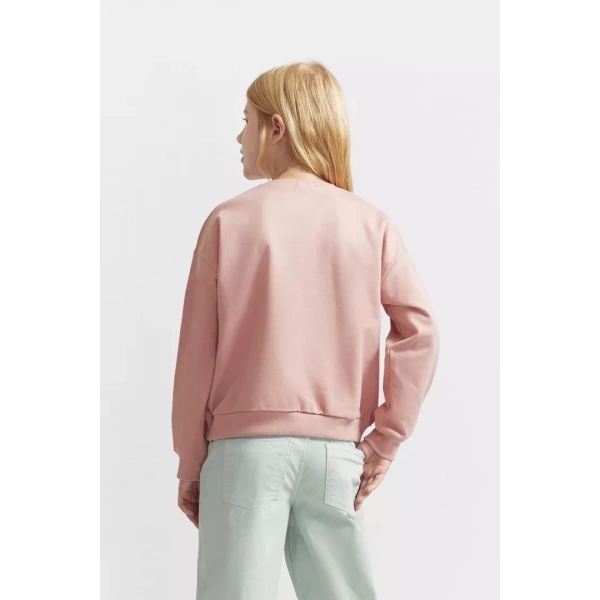 Sudadera niña maquillaje con S flores Street Monkey - Imagen 5