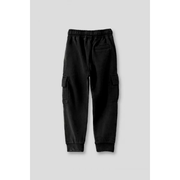 Pantalón niño cargo negro Street Monkey - Imagen 2