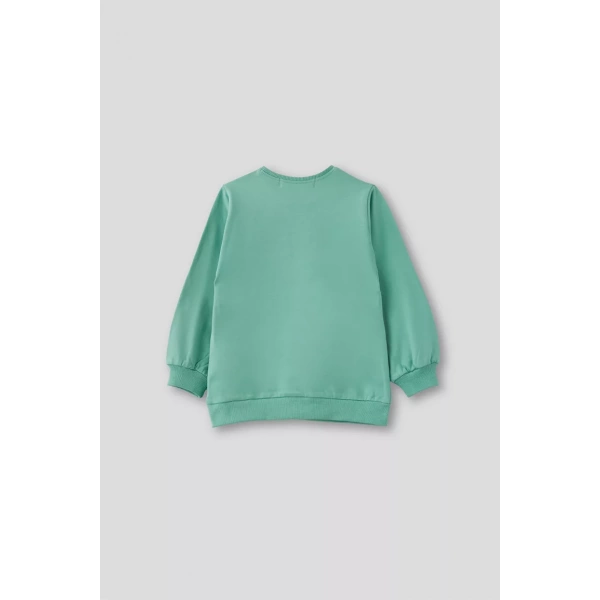 Sudadera niña verde agua Street Monkey - Imagen 4