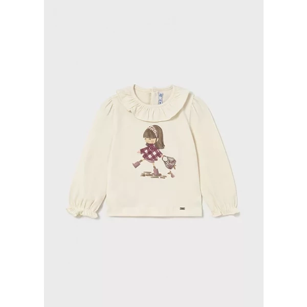 Camiseta bebé niña Muñeca Mayoral