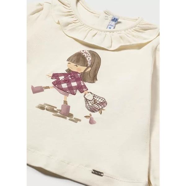 Camiseta bebé niña Muñeca Mayoral - Imagen 3