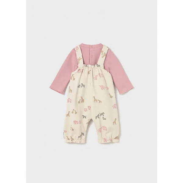 Conjunto peto y camiseta bebé niña Safary Mayoral - Imagen 3