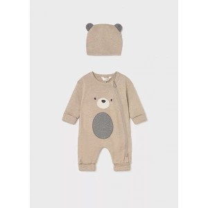 Pelele animalito con gorro bebé Mayoral