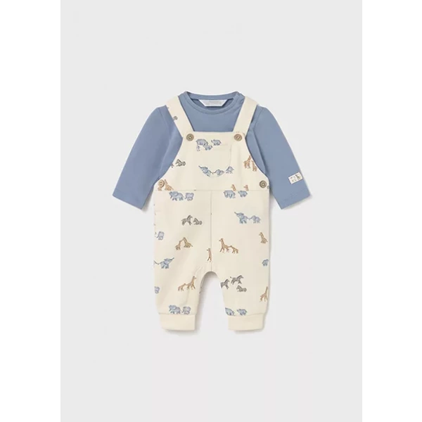 Conjunto peto estampado y camiseta bebé niño Safary Mayoral - Imagen 3