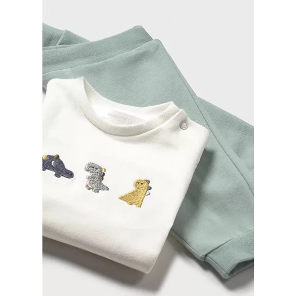 Chándal con camiseta bebé niño Dinos Mayoral - Imagen 5