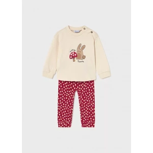 Conjunto legging y sudadera bebé niña Mayoral