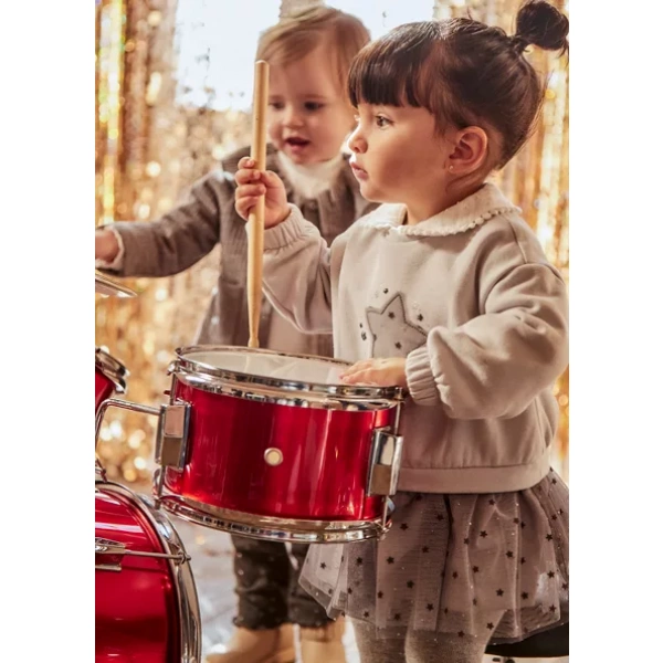 Vestido bebé niña combinado tul estrella Mayoral - Imagen 2