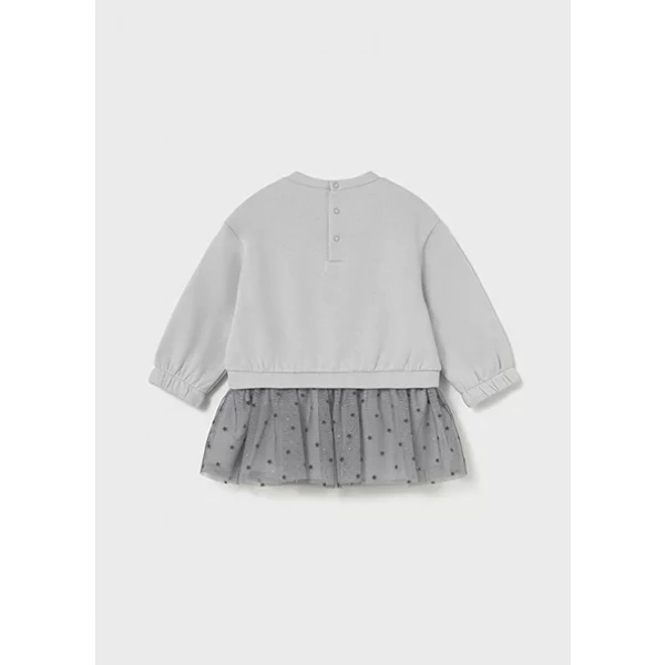 Vestido bebé niña combinado tul estrella Mayoral - Imagen 4