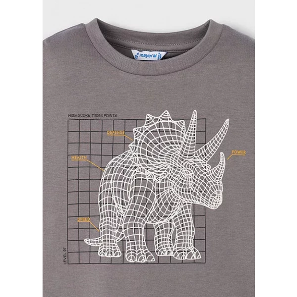 Camiseta niño Dino Brilla Oscuridad Mayoral - Imagen 6