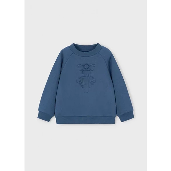 Sudadera niño relieve moto Mayoral