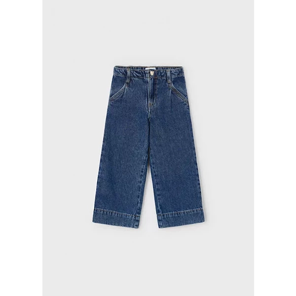 Pantalón niña vaquero acampanado Mayoral
