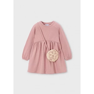 Vestido niña felpa con bolso Mayoral