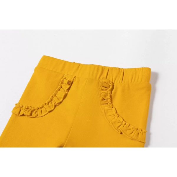 Pantalón mostaza bolsillos Newness - Imagen 3
