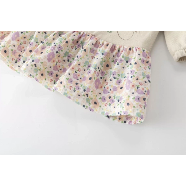 Vestido bebé niña estampado flores Newness - Imagen 7