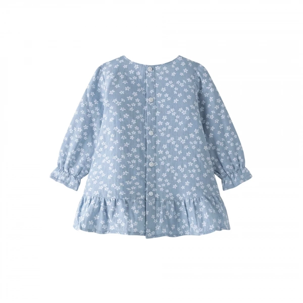 Vestido bebé niña flores Newness - Imagen 4