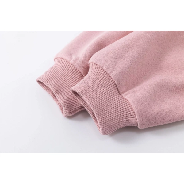 Sudadera niña rosa con cuello Newness - Imagen 7