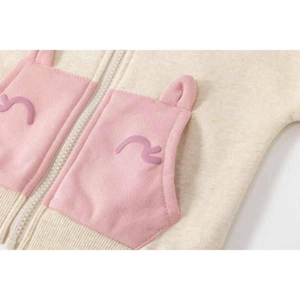 Sudadera niña con capucha afelpada Newness - Imagen 6