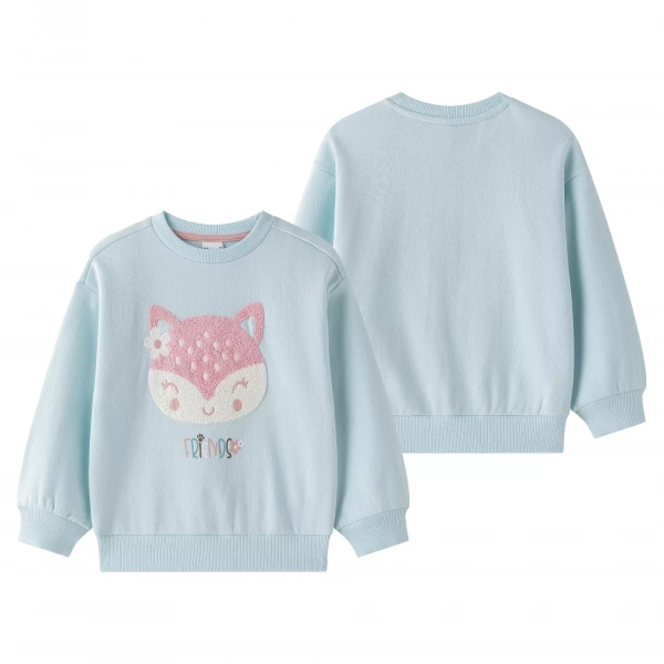 Sudadera niña zorrito Newness