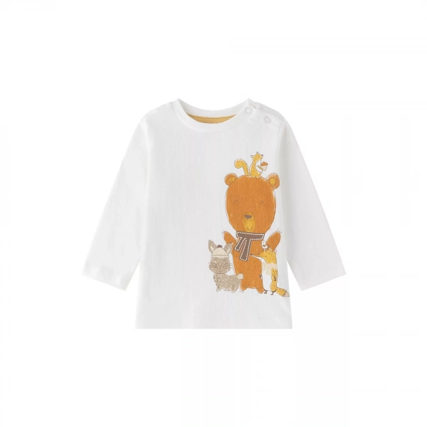 Camiseta bebé niño osito Newness - Imagen 2