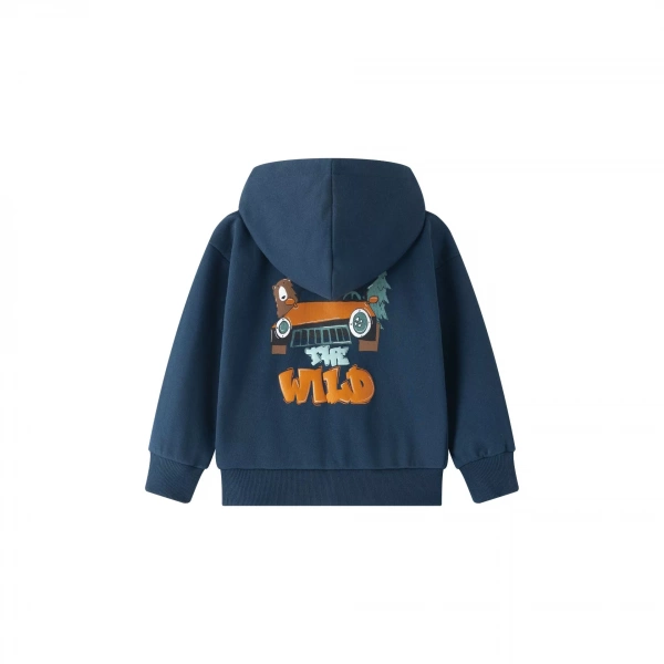 Sudadera niño con cremallera Newness - Imagen 3