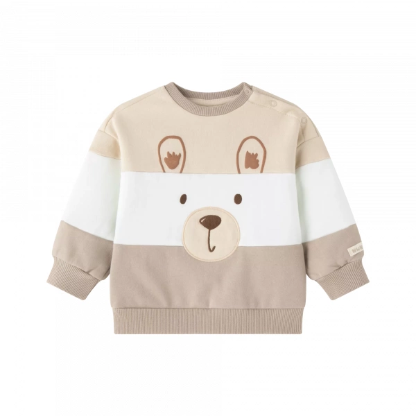 Sudadera bebé niño osito Newness - Imagen 2