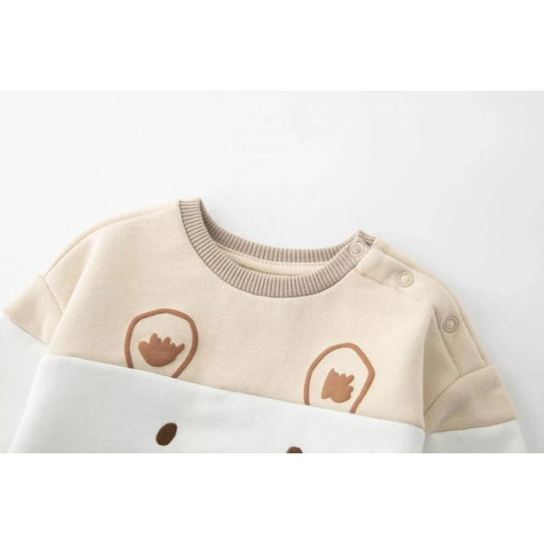 Sudadera bebé niño osito Newness - Imagen 4