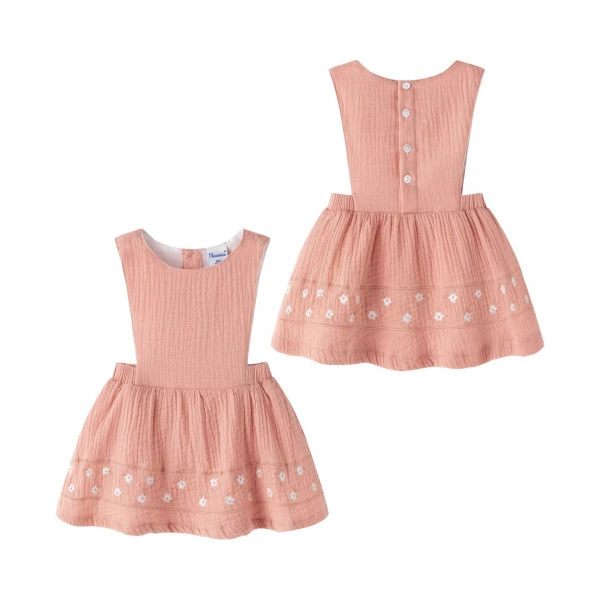 Pichy bebé niña bambula rosa Nnewness - Imagen 3